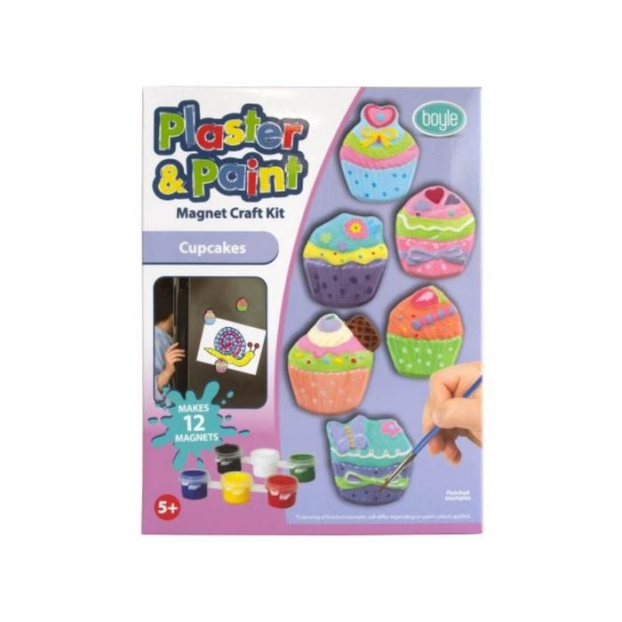 Boyle Cupcakes Plaster Magnets Kit