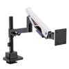 Brateck Atlas Neo Gaming Monitor Arm Usb-a/c 24–57" - Black/white