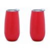 2PK Annabel Trends 175ml Stainless Steel Sparkling Flute Cup - Watermelon