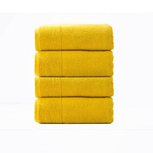 4pc Renee Taylor Aireys Toilet/Bath Towel 650 GSM 140cm Zero Twist Cotton Spice