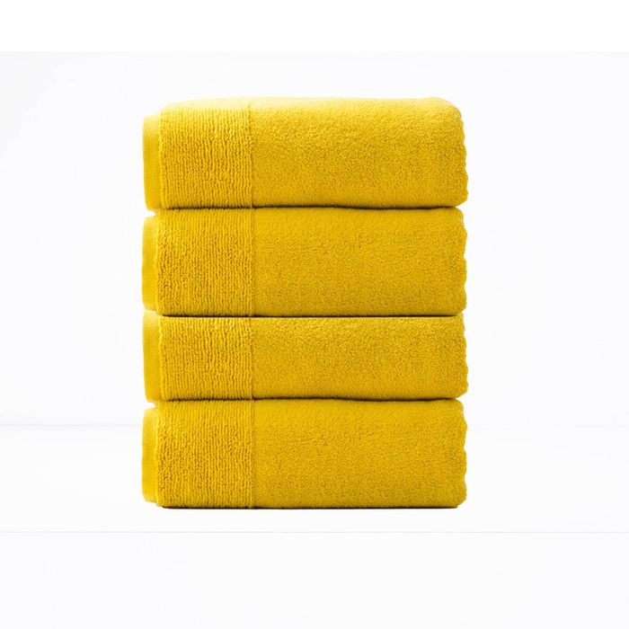 4pc Renee Taylor Aireys Toilet/Bath Towel 650 GSM 140cm Zero Twist Cotton Spice