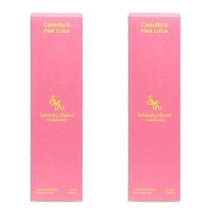 2PK Serenity Camilla Pink Lotus Scent Home Fragrance Reed Diffuser Bottle 200mL