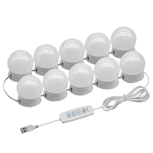 Arlec 10 Bulb LED CCT Dimmable Mirror Light