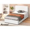 ALFORDSON Bed Frame Single Height-Adjustable Boucle Mattress Base with Storage