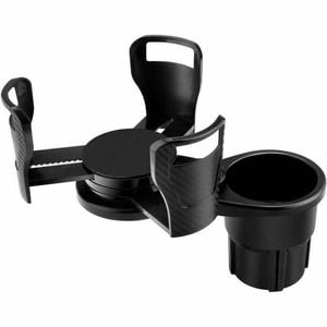 Car Seat Cup Holder Drink Bottle Storage 2in1 Adjustable.