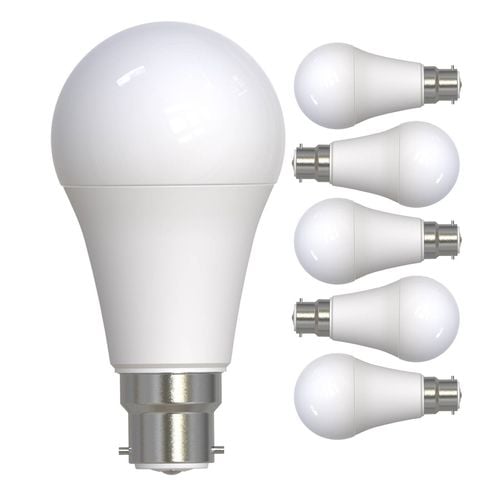 Brilliant B22 A60 1525lm LED Dimmable 15W Globe - 6 Pack - Bunnings Australia