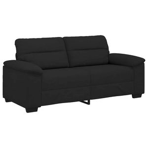 vidaXL 2-Seater Sofa Black 140 cm Fabric sofa 2-seater couch fabric sofa couch