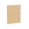 Kaboodle 600mm Oak Latte Modern Drawer Panels - 2 Pack
