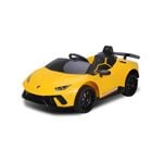 Lamborghini Performante Kids Electric Ride On Car Remote Control by Kahuna - Yellow
