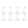 8PK R&M Eiffel Tower Cookie Cutter Polyresin Coated Steel 11cm - White