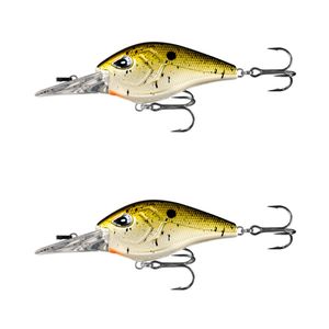 2x 13 Fishing 60mm Troll Hunter Crankbait Fish Lures 2.5m Diver -Truffle Butter
