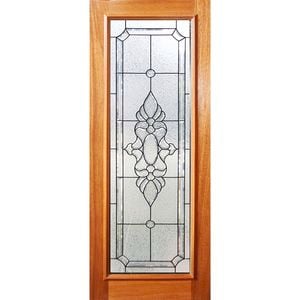 Woodcraft 2040 x 820 x 40mm Entrance Door 1Lite TG Glass TG2 Glass3CBB