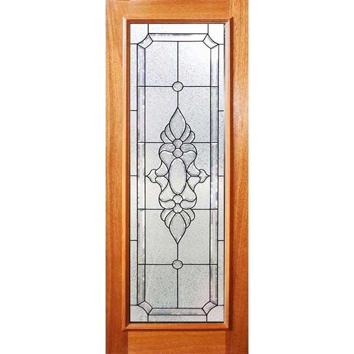 Woodcraft 2040 x 820 x 40mm Entrance Door 1Lite TG Glass TG2 Glass3CBB