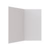 Stein 750 x 900 x 2000mm White 2-Sided Flat Wall Shower Liner 