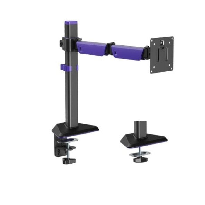 Brateck Amethyst Articulating Gaming Monitor Arm 17"-40" - Matte Black