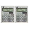 2x Marbig 8 Digit Handheld Calculator Home/office/school W/ Large Display Silver