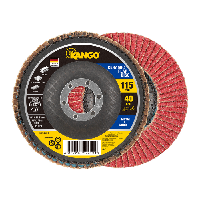 Kango 115mm 40G Ceramic Flap Disc