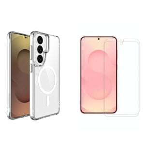 Icoverlover For Samsung Galaxy S26 Case Compatible With Magsafe + [2-pack] Glass Screen Protectors, Clear