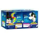 Felix 85g As Good As It Looks And Sensations Jellies Favourites Selections Wet Cat Food - 36 Pack