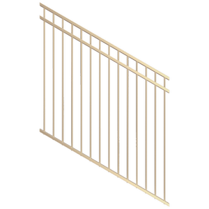 ProtectorAl 350 - 1200 x 1200mm Primrose Raked 16-30º DTR All Up Pool Fence Panel