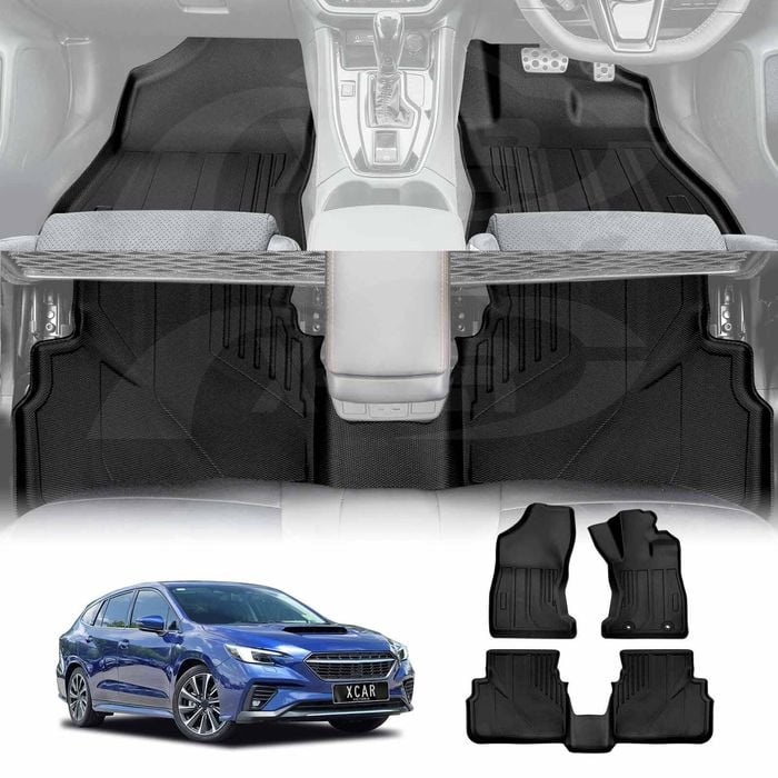 3D Floor Mats for Subaru WRX VB VN Series Auto 2022-Onwards Heavy Duty All Weather Mats Carpet Set