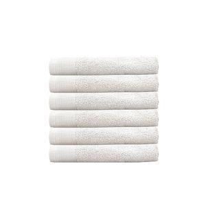 Bambury Ultra soft Elvire Face Washer Ivory 33x33cm Cotton Woven