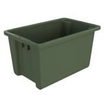 Handy Storage 70L Khaki Heavy Duty Storage Crate 