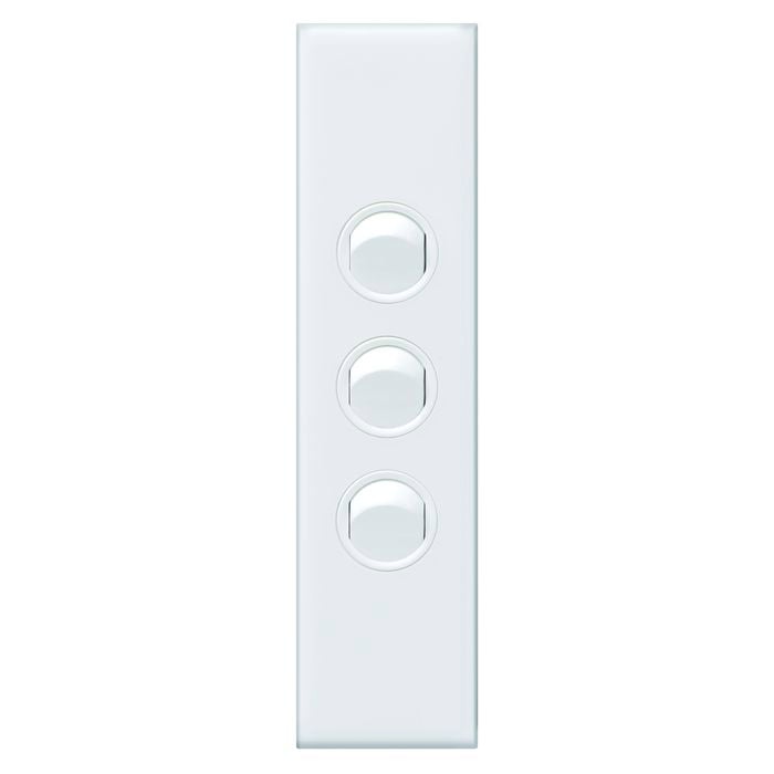 HPM VIVO 3 Gang Architrave Switch