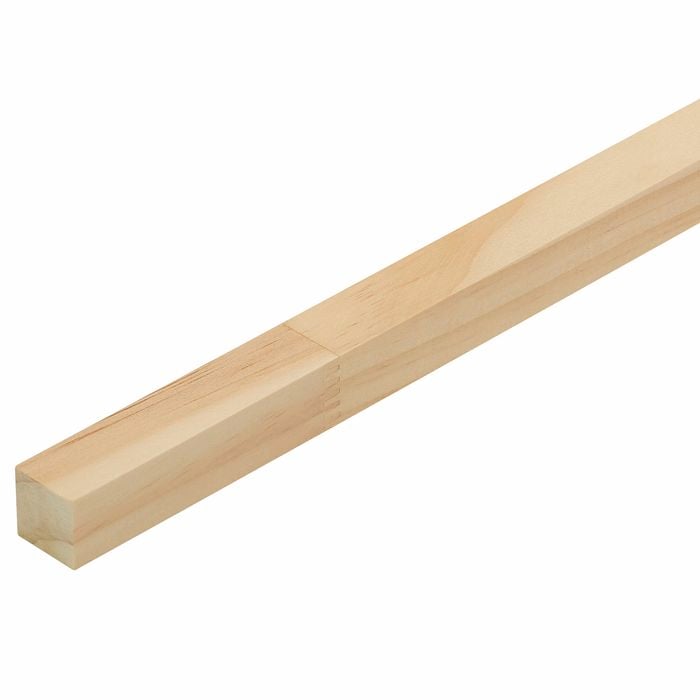 18 x 18mm 2.7m Untreated Finger Jointed Pine D4S