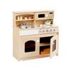 Jooyes Kids Wooden Play Kitchen 4-in-1 - 80cm | Play House | 83cm
