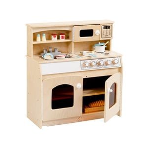 Jooyes Kids Wooden Play Kitchen 4-in-1 - 80cm | Play House | 83cm