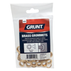 GRUNT 8mm Webbing Accessory Brass Plated Grommet - 50 Pack