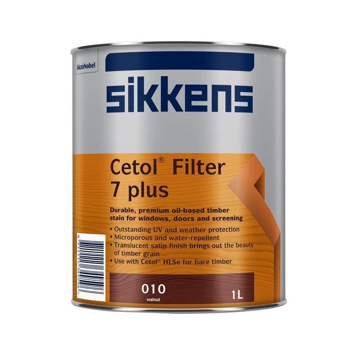 Sikkens 1L Walnut Cetol Filter 7 plus Timber Stain