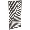 ProtectorAl 300-940w x 941-1840h Black Palm Framed Composite Decorative Panel