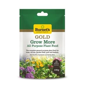 Burnet's 100g Gold Grow More All Purpose Plant Food