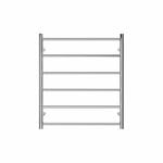 Forme Detroit 6 Bar Round Non Heated Towel Rail