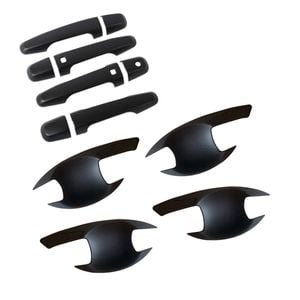 Door Handles Bowl Inserts Cover for Mitsubishi Pajero Sport 2015-2025 Matt Black protector