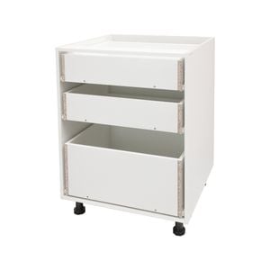 Kitko 600mm Warm White 3 Drawer Cabinet