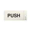 Brutus 100 x 50mm Push Self Adhesive Sign