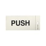 Brutus 100 x 50mm Push Self Adhesive Sign