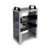 9u Server Rack Deep Open Frame Desktop Network Rack for 10 Inch Audio Video Devices
