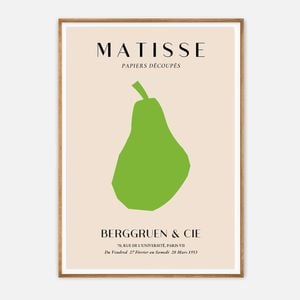 Galrie Vintage Henri Matisse - Papiers Découpés Art Print, Wood Frame, 50 x 70cm (20 x 28inch)