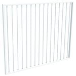 ProtectorAl 1470 x 1200mm Pearl White Aluminium Flat Top Garden Gate