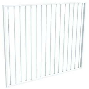 ProtectorAl 1470 x 1200mm Pearl White Aluminium Flat Top Garden Gate