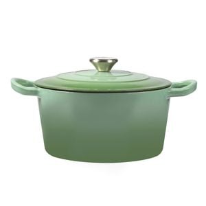Toque 4L Casserole Pot with Lid Green