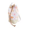 LVD White/Orange Palm Island Summer Beach Backpack Bag 41x24x45cm
