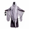 More Than Party Unisex Adult Ghost Killer Costume Angel Dark Flowing Tunic Chain