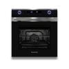 Kleenmaid 60cm 82L Black Krystal Glass And Stainless Steel Built-In Multifunction Oven