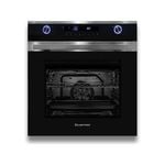 Kleenmaid 60cm 82L Black Krystal Glass And Stainless Steel Built-In Multifunction Oven