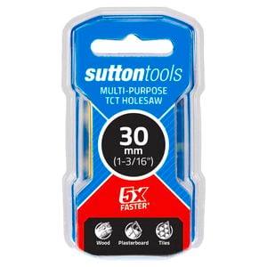 Sutton Tools 30mm TCT Multi-Purpose Seamless Holesaw